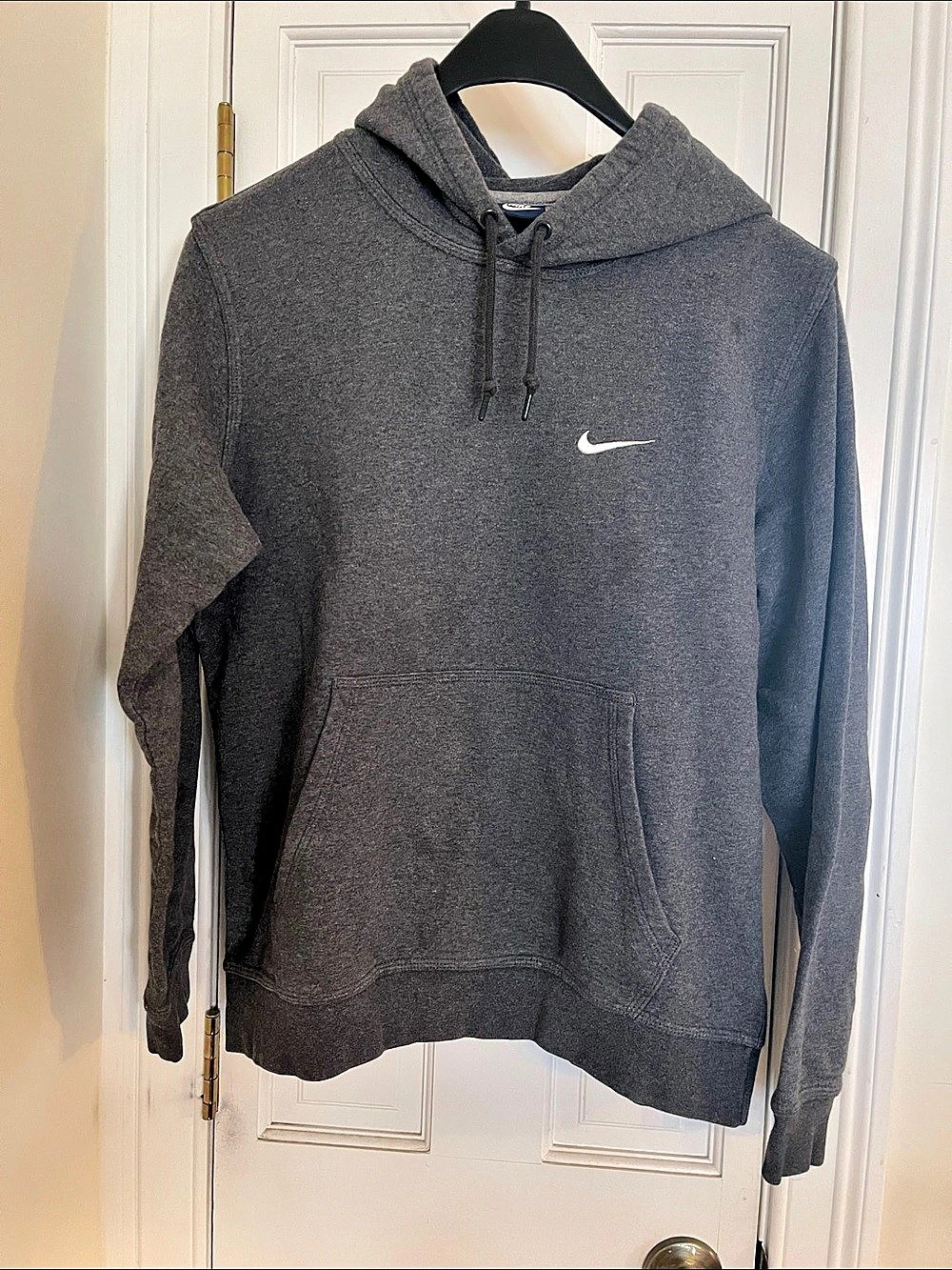 Nike Sportswear Club Fleece Pullover Hoodie Gray Medium